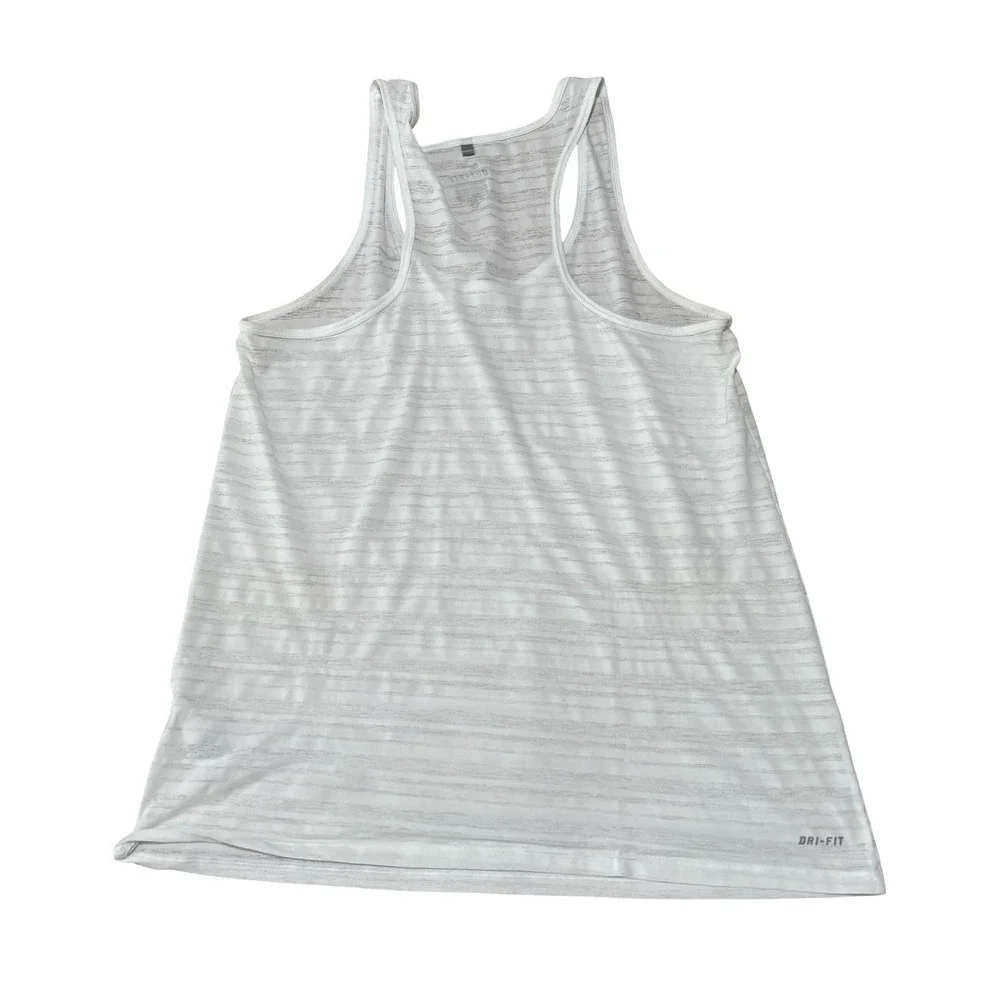 Nike Dri-Fit Women's Striped Tank Top Size Medium 16.5 x 26